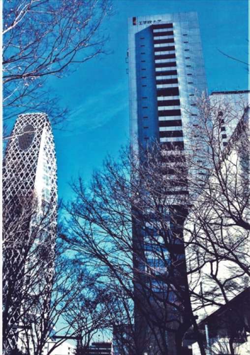 伊藤さんが都市型学園として整備を進めた工学院大。28階の高層ビルの大学は初めてだった