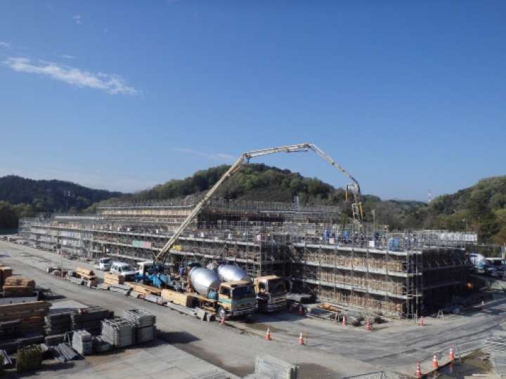 高崎市が来年４月の運用開始を目指して建設中の新斎場