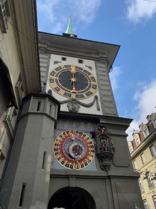 ベルンの有名な時計台
